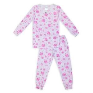 NEW ESME girls long sleeve top & pants pj set in hanukkah pink